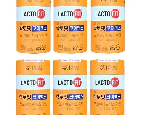 갑성비아이템 TOP8 락토핏 코어맥스 최저가검색