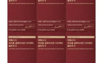 쿠팡랭킹 여에스더 리포좀 글루타치온 다이렉트 울트라X 6박스 상품리뷰