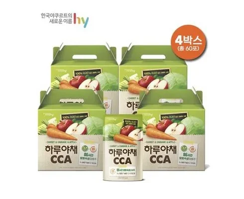 선물하기좋은 TOP8 하루야채 CCA 100ml4박스  핫딜구매